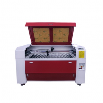 co2 laser red and white up and down engraving cutting  machine